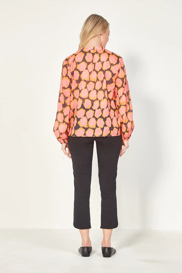 VERGE | THEME SHIRT - CORAL PRINT