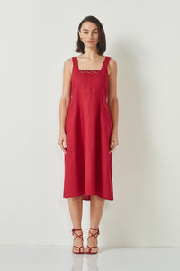 VERGE | VIVIAN DRESS - RASPBERRY