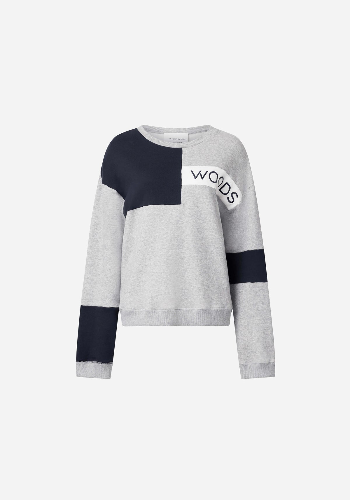 VIKTORIA & WOODS | V&W Block Sweater Grey