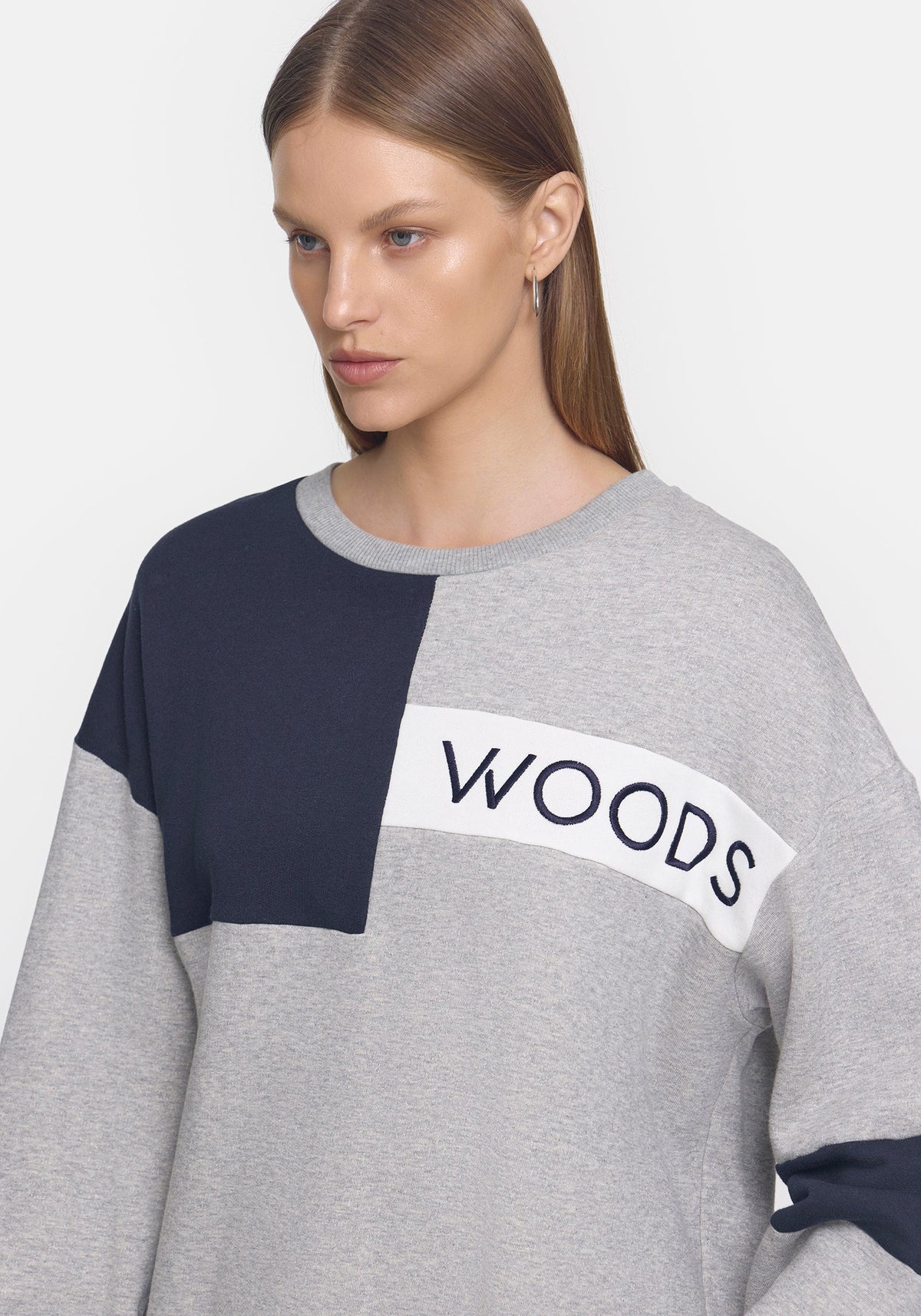 VIKTORIA & WOODS | V&W Block Sweater Grey