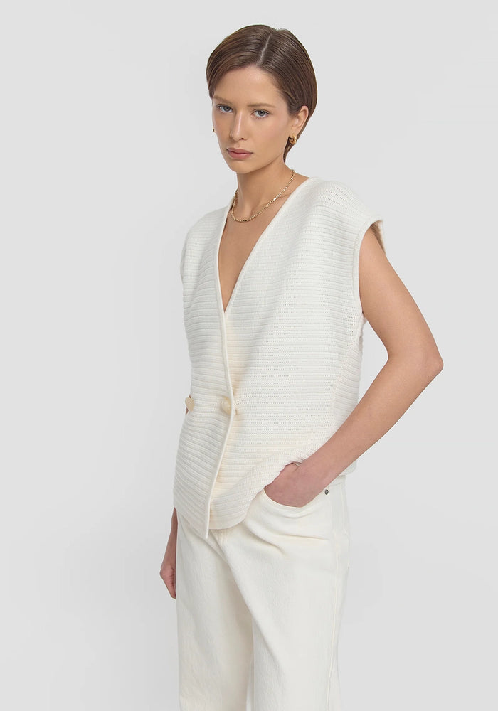 VIKTORIA & WOODS | ANARCHY VEST - IVORY