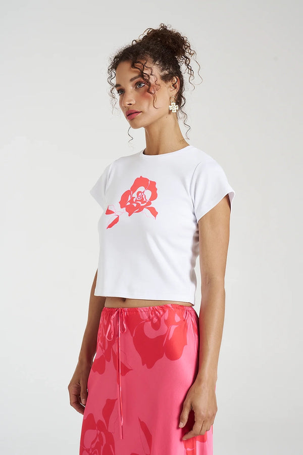 SUMMI SUMMI | BABYDOLL TEE - ROSE