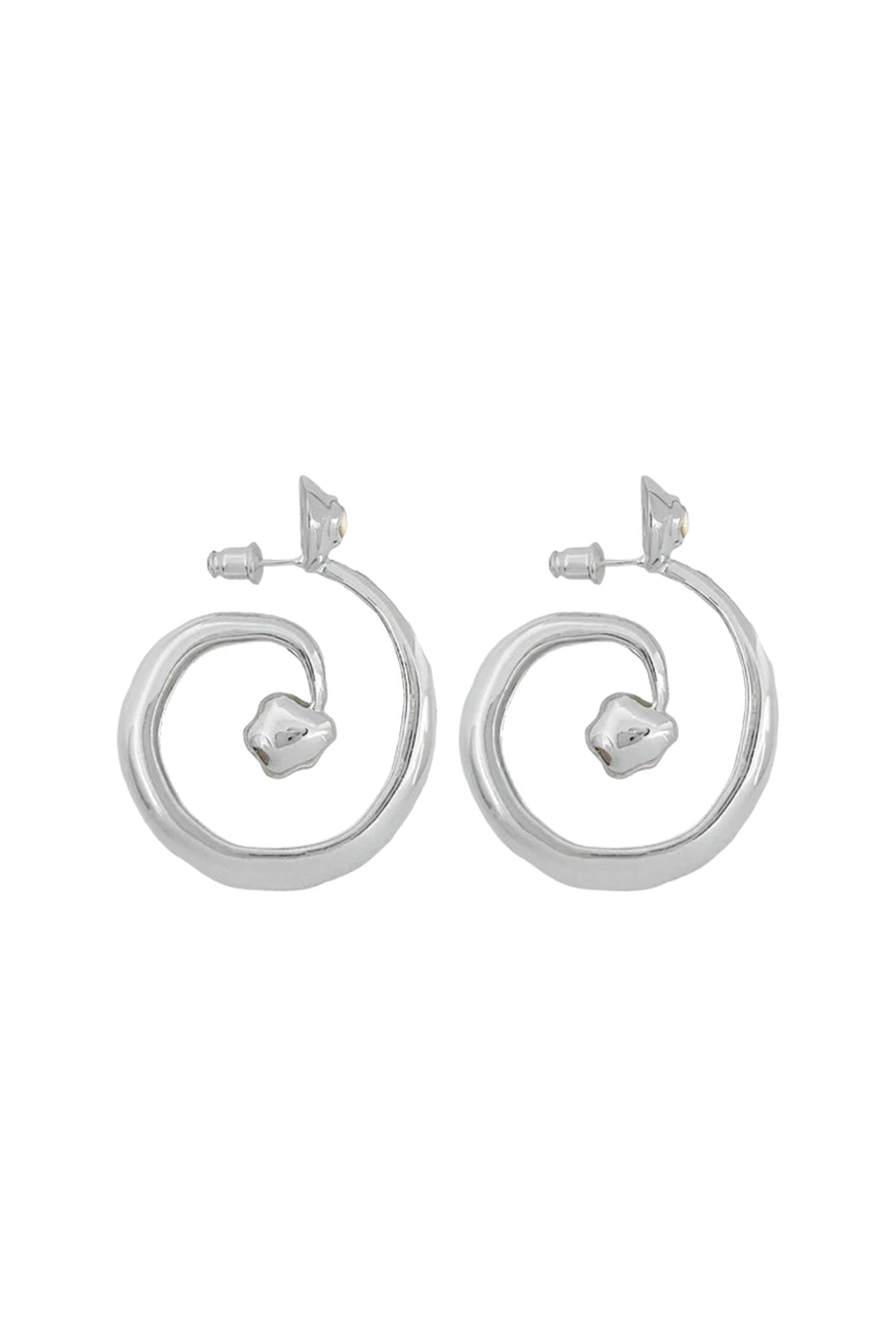 Mountain & Moon | Gaia Earrings - Silver