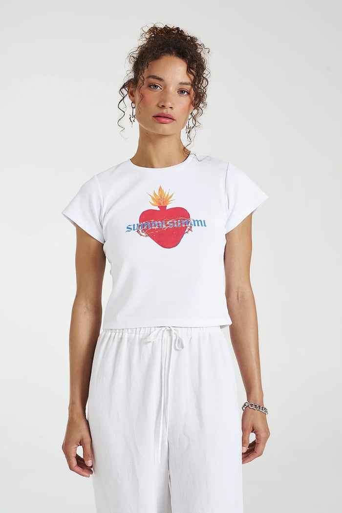 SUMMI SUMMI | BABYDOLL TEE - SACRED HEART