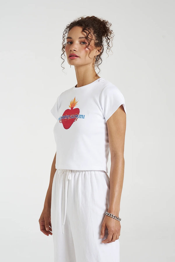 SUMMI SUMMI | BABYDOLL TEE - SACRED HEART