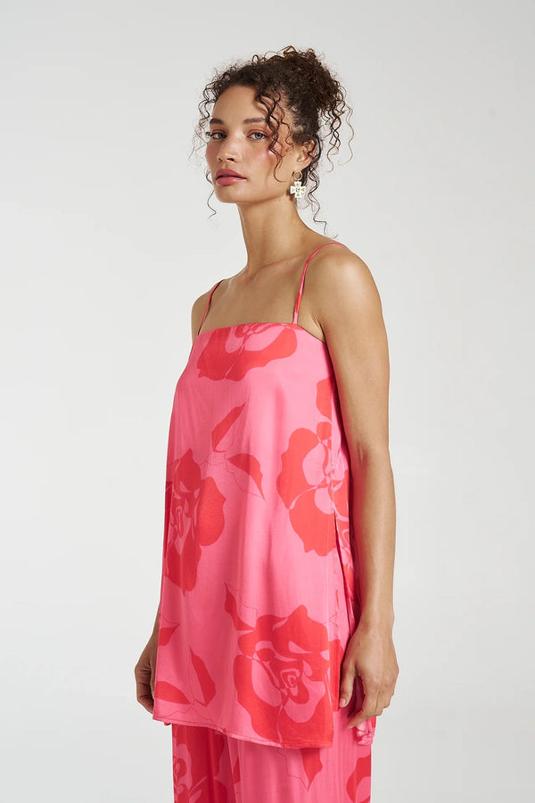 SUMMI SUMMI | TUNIC TOP - A ROSE BY ANY OTHER NAME